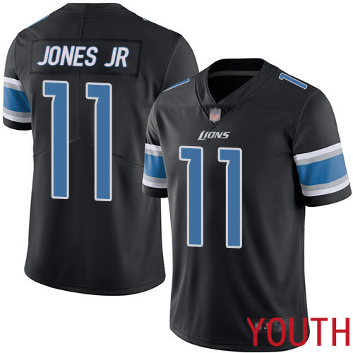 Detroit Lions Limited Black Youth Marvin Jones Jr Jersey NFL Football #11 Rush Vapor Untouchable->youth nfl jersey->Youth Jersey